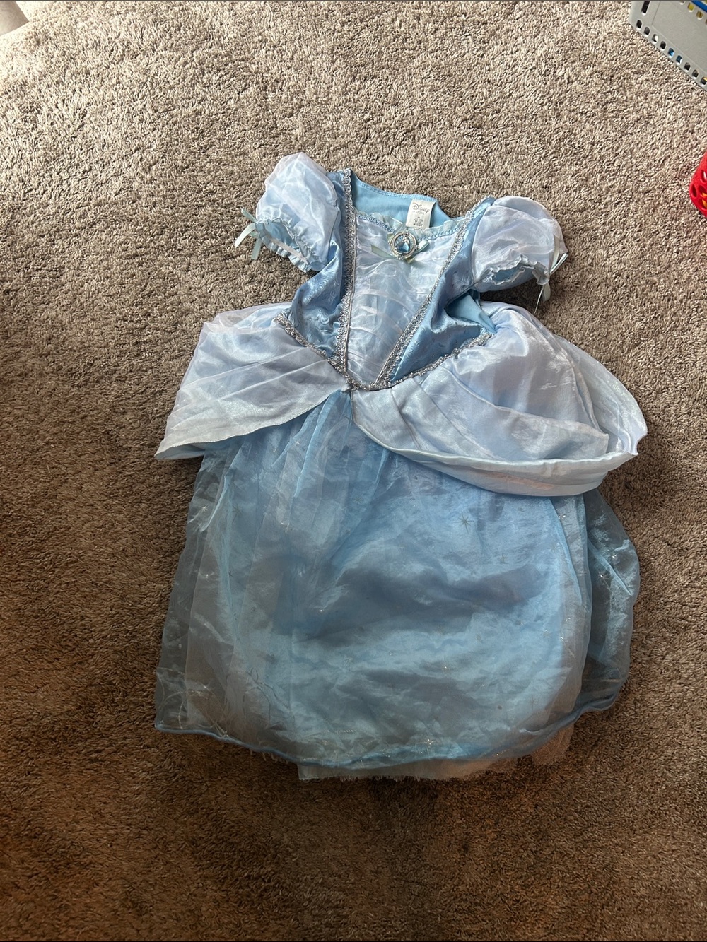 Disney Light Blue Cinderella Princess Dress Costume